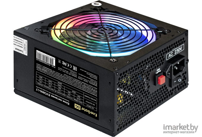 Блок питания ExeGate 800W EVO800-LT [EX289069RUS-PC]