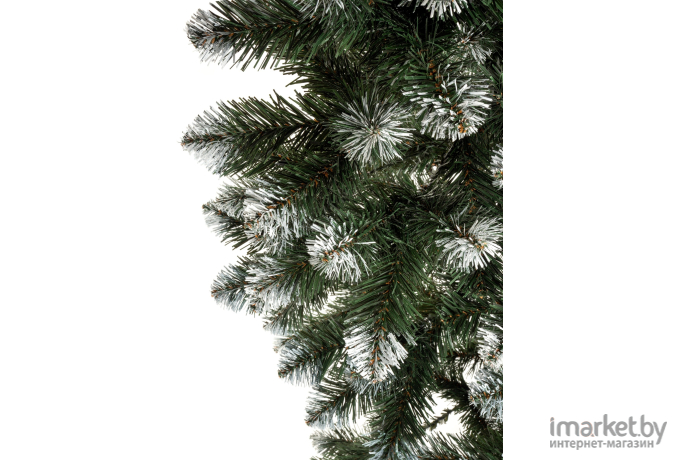 Новогодняя елка Ritm Королева с белыми концами 1.2 м зеленый [ЯШК120]