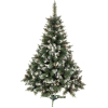 Новогодняя елка Ritm Сказка серебристая с белыми концами 2.5 м зеленый [ЯШС250]