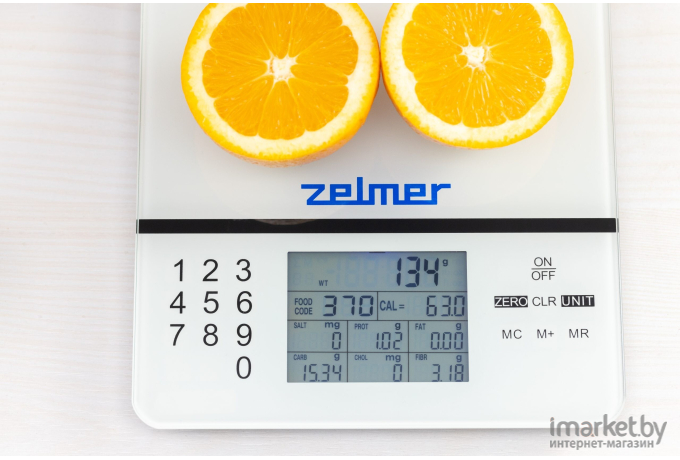 Кухонные весы Zelmer ZKS1500N White [73105095P]