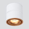 Накладной точечный светильник Elektrostandard DLR031 15W 4200K 3100 белый матовый/золото