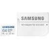 Карта памяти Samsung microSDXC 64Gb EVO+ Class 10 UHS-I U3 + SD Adapter [MB-MC64KA/RU]