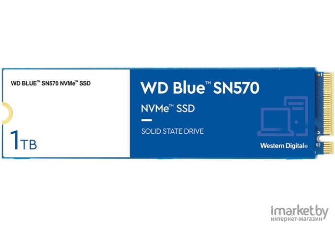 SSD диск WD M.2 2280 1TB Blue [WDS100T3B0C]