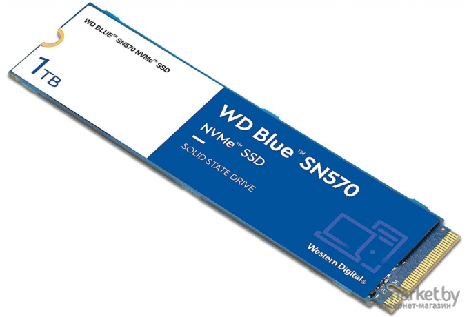 SSD диск WD M.2 2280 1TB Blue [WDS100T3B0C]