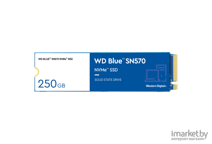 SSD диск WD M.2 2280 250GB BLUE Blue [WDS250G3B0C]