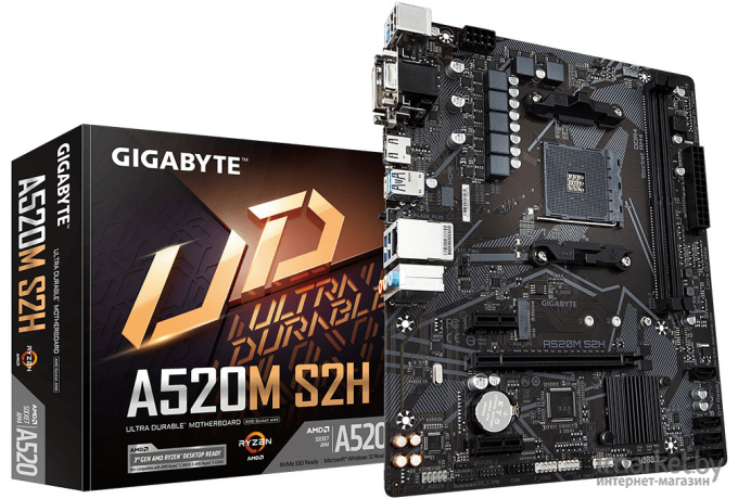 Материнская плата Gigabyte GA-A520M S2H