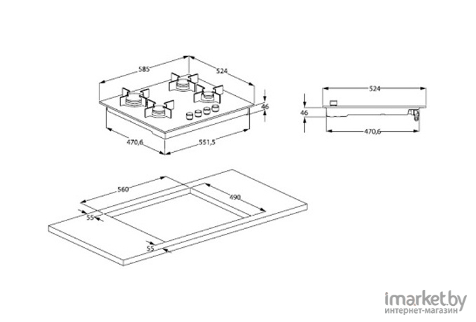 Варочная панель BEKO HILW 64225 S [7750188358]