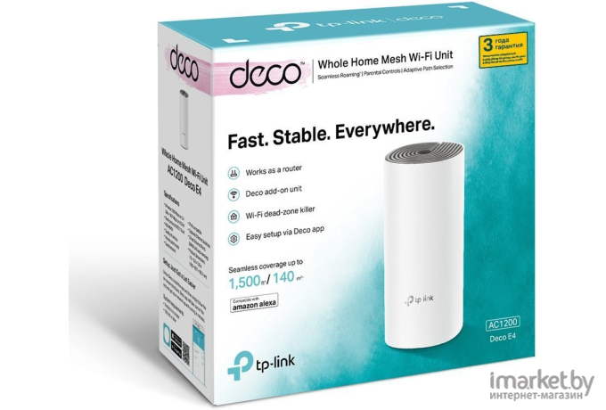 Аксессуары для коммутаторов TP-Link DECO E4 1-PACK