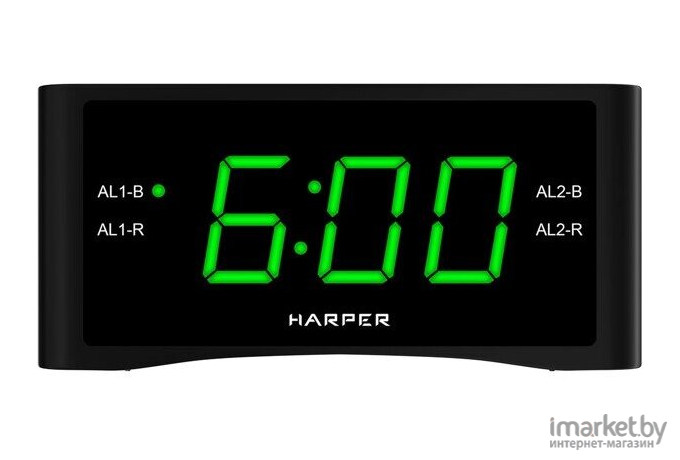 Будильник Harper HCLK-1006 Green