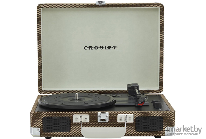 Виниловый проигрыватель Crosley Cruiser Plus Tweed [CR8005F-TW4]