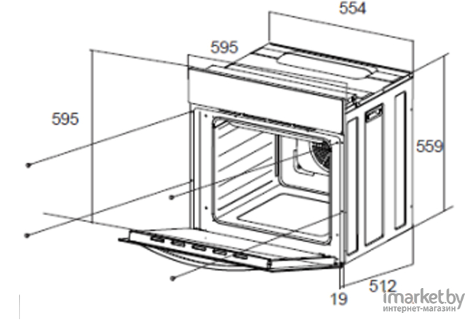 Духовой шкаф Maunfeld EOEC.564TB