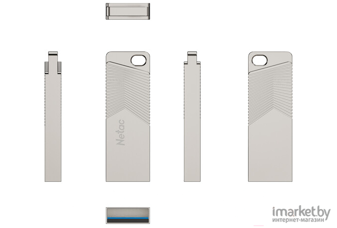 Usb flash Netac UM1 64Gb [NT03UM1N-064G-32PN]