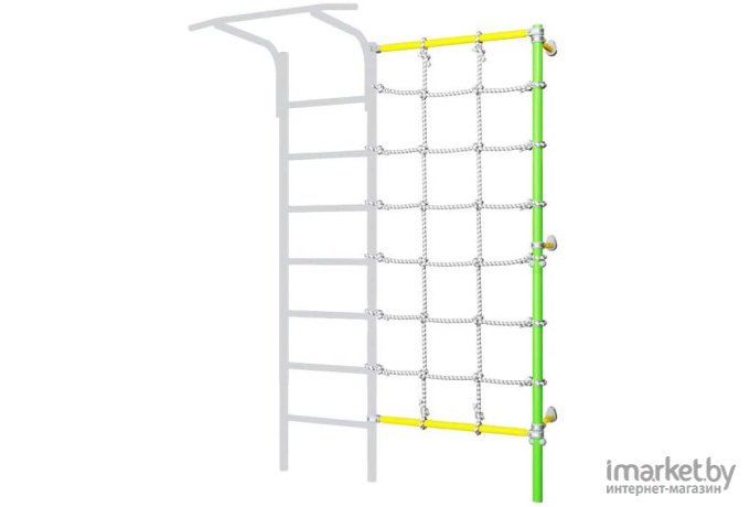 Комплект с канатным лазом пристенный Romana Dop7 6.18.00-45 зеленое яблоко (СГ000004649)