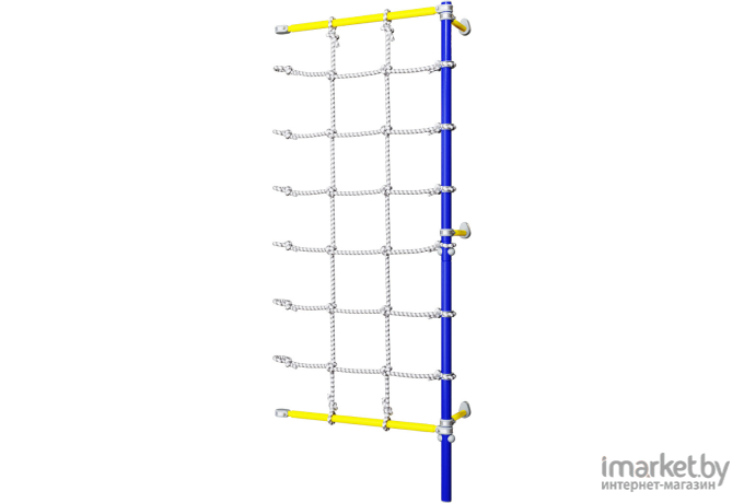Опция и аксессуары для спорткомплексов Romana Комплект с канатным лазом пристенный Dop7 6.18.00-45 синяя слива [СГ000004648]
