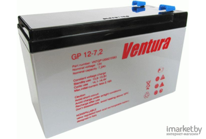 Аккумулятор для ИБП Ventura GP 12-7.2 F1 12V/7.2Ah