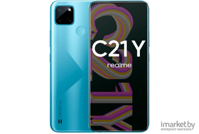 Мобильный телефон Realme C21Y 4/64GB RMX3263 Cross Blue