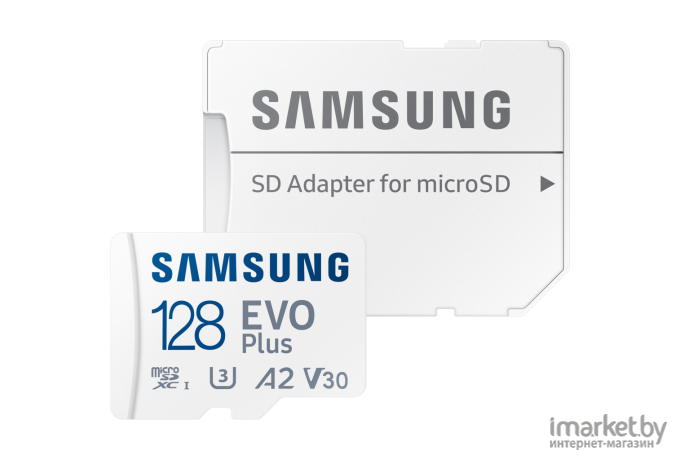 Карта памяти Samsung MicroSD EVO plus 128 ГБ [MB-MC128KA/RU]