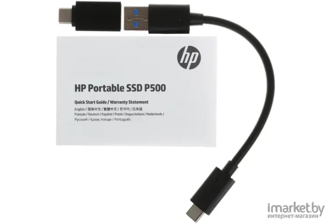 Внешний жесткий диск SSD HP P500 500GB [7PD53AA#ABB]