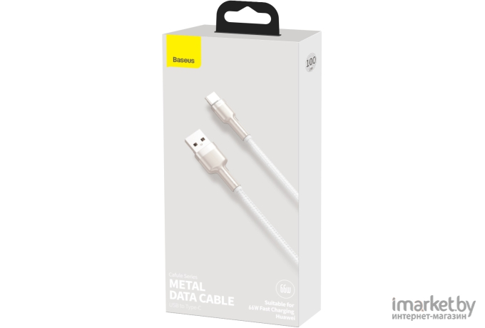 Кабель Baseus Superior Series Fast Charging Data Cable USB to Type-C 66W 1m White (CATYS-02)