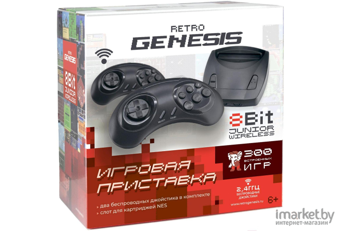 Игровая приставка Retro Genesis 8 Bit Junior Wireless + 300 [ConSkDn85]