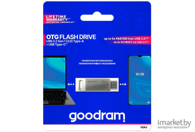 Usb flash GOODRAM Drive  64Gb ODA3 [ODA3-0640S0R11]