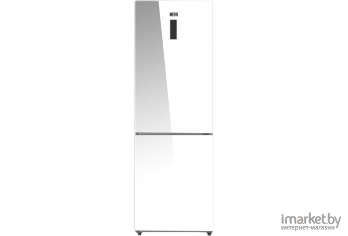 Холодильник Ascoli ADRFW375WG Белое стекло