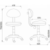 Офисное кресло Фабрикант Логика ткань KIDS 21 единорожки