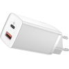 Сетевое зарядное устройство Baseus GaN2 Lite Quick Charger Type-C+USB 65W White (CCGAN2L-B02)