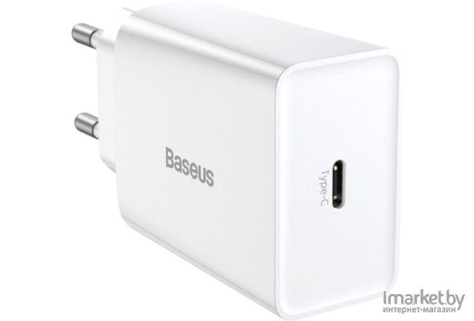 Сетевое зарядное устройство Baseus CCFS-SN02 Type-C 20W White