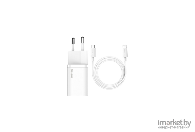 Сетевое зарядное устройство Baseus Super Si Quick Charger Type-C 25W White (TZCCSUP-L02)