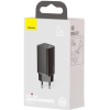 Сетевое зарядное устройство Baseus CCGAN2L-E01 GaN2 Lite Quick Charger 2xType-C 65W Black