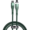 Кабель Baseus CATLXC-06 Zinc Magnetic Safe Fast Charging Data Cable Type-C to Lightning 20W магнитный 1m Green (Baseus Zinc Magnetic Safe Fast Charging Data Cable Type-C to IP PD 20W 1m Green (CATLXC-06))