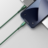 Кабель Baseus CATLXC-06 Zinc Magnetic Safe Fast Charging Data Cable Type-C to Lightning 20W магнитный 1m Green (Baseus Zinc Magnetic Safe Fast Charging Data Cable Type-C to IP PD 20W 1m Green (CATLXC-06))