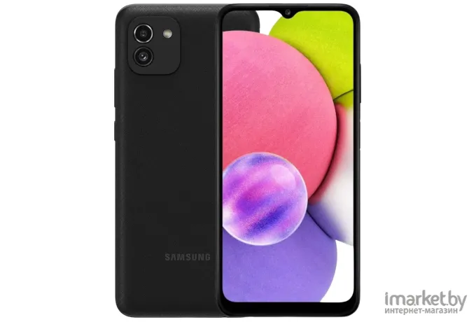 Мобильный телефон Samsung Galaxy A03 64Gb Black [SM-A035FZKGSER]