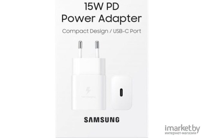 Сетевое зарядное устройство Samsung 15Вт EP-T1510NW [EP-T1510NWEGRU]