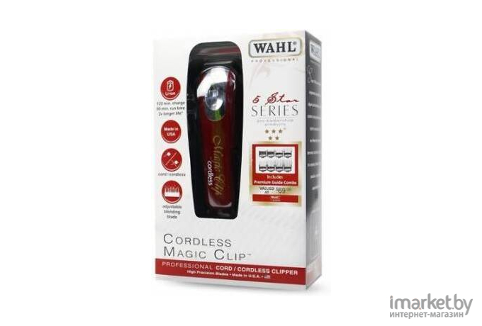 Машинка для стрижки волос Wahl Cordless Magic Clip [8148-316H]