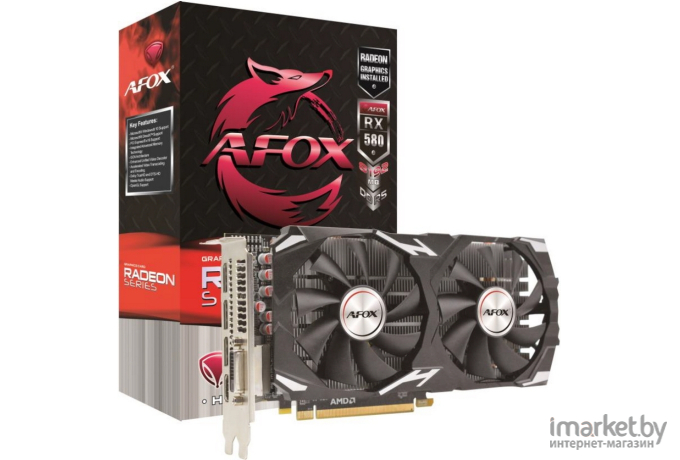 Видеокарта AFOX Radeon RX 580 8GB GDDR5 [AFRX580-8192D5H3-V2]