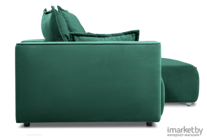 Угловой диван PirroGroup Напа Velvet Emerald зеленый 162215