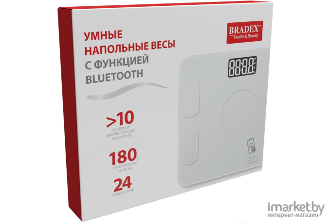 Напольные весы Bradex KZ 0938 белый