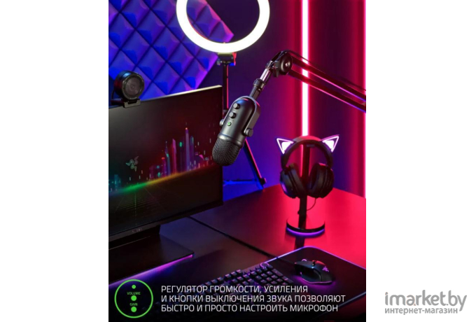 Микрофон Razer Seiren V2 Pro [RZ19-04040100-R3M1]