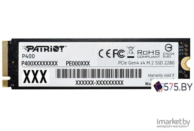 SSD диск Patriot M.2 512Gb P400 [P400P512GM28H]