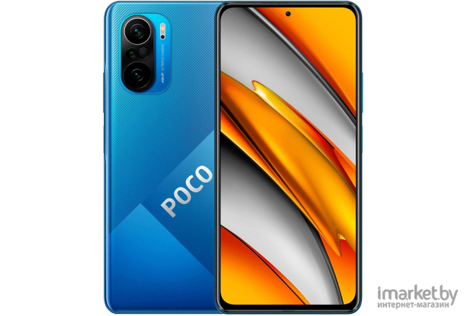 Мобильный телефон Xiaomi POCO F3 6GB/128GB RU M2012K11AG Deep Ocean Blue [6934177737084]