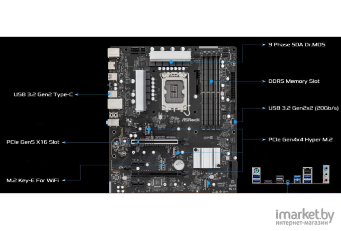 Материнская плата ASRock Z690 PHANTOM GAMING 4/D5