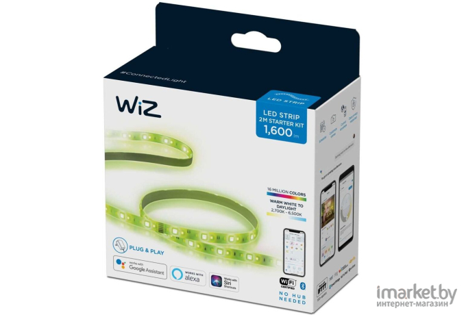 Светодиодная лента WIZ Wi-Fi LED 2M 1600lmStarterKit [929002524801]