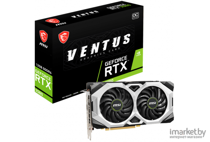 Видеокарта MSI RTX 2060 VENTUS 12G OC