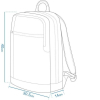 Рюкзак Ninetygo Classic Business Backpack light grey (90171BGBKUNLG05)