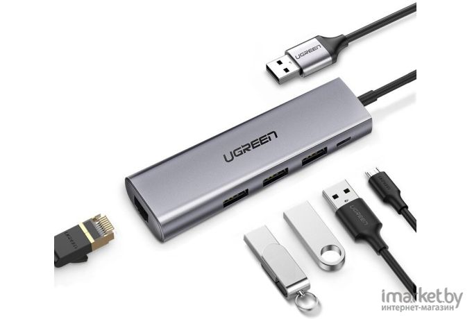 USB-хаб Ugreen CM266 (60812)