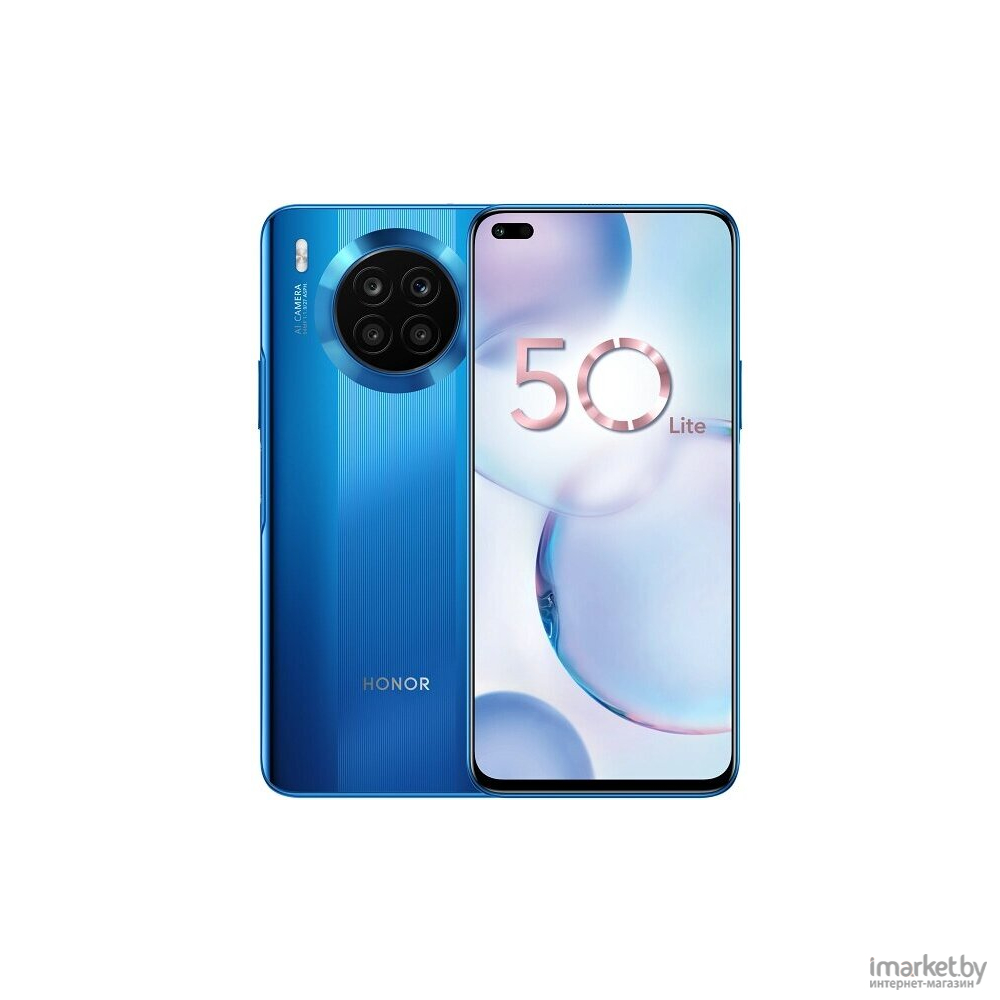 Мобильный телефон Honor 50 Lite 6GB/128GB NTN-LX1 Deep Sea Blue [5109ABFC]  в каталоге | Цена | Доставка по РБ