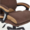 Офисное кресло TetChair DUKE флок/ткань 6/TW-21 коричневый/бронза
