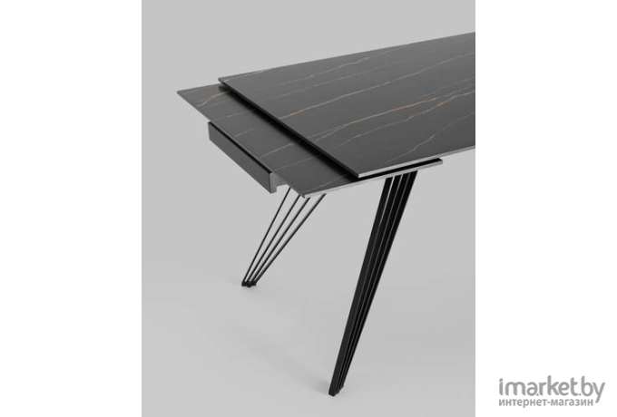 Стол обеденный Stool Group Пандора 160-240*90 керамика темная [DF162T 160 DUAL]